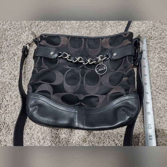 Coach Black Chain Crossbody/ Shoulder Bag - Picture 3 of 7